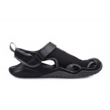 CROCS SWIFTWATER MESH DECK SANDAL M 205289-001 Black Image 1