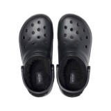 CROCS CLASSIC LINED CLOG 203591-060 Black Image 2