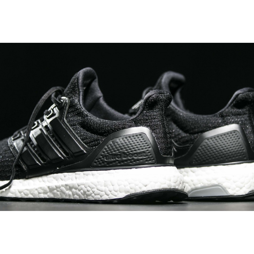 adidas gazelle silver green womens Adidas Ultra Boost Leather Caged Black V3 Men's – Pimp Kicks main image 0