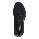 SKECHERS ENGINEERED MESH LACE UP SNEAKER 232625-BBK Black Image 1