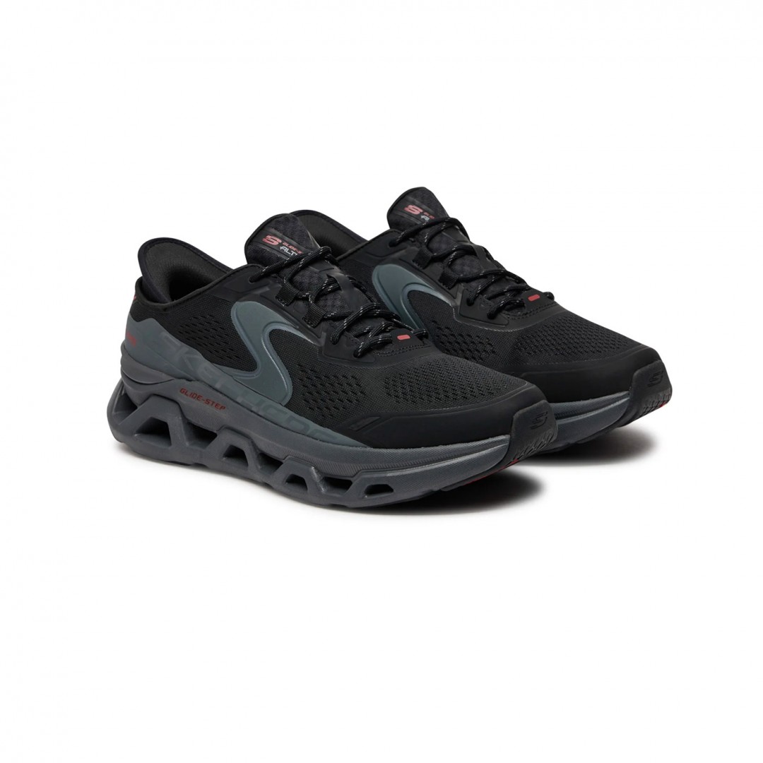 SKECHERS SLIP-INS ENGINEERED MESH LACE UP W 232921-BKCC Black