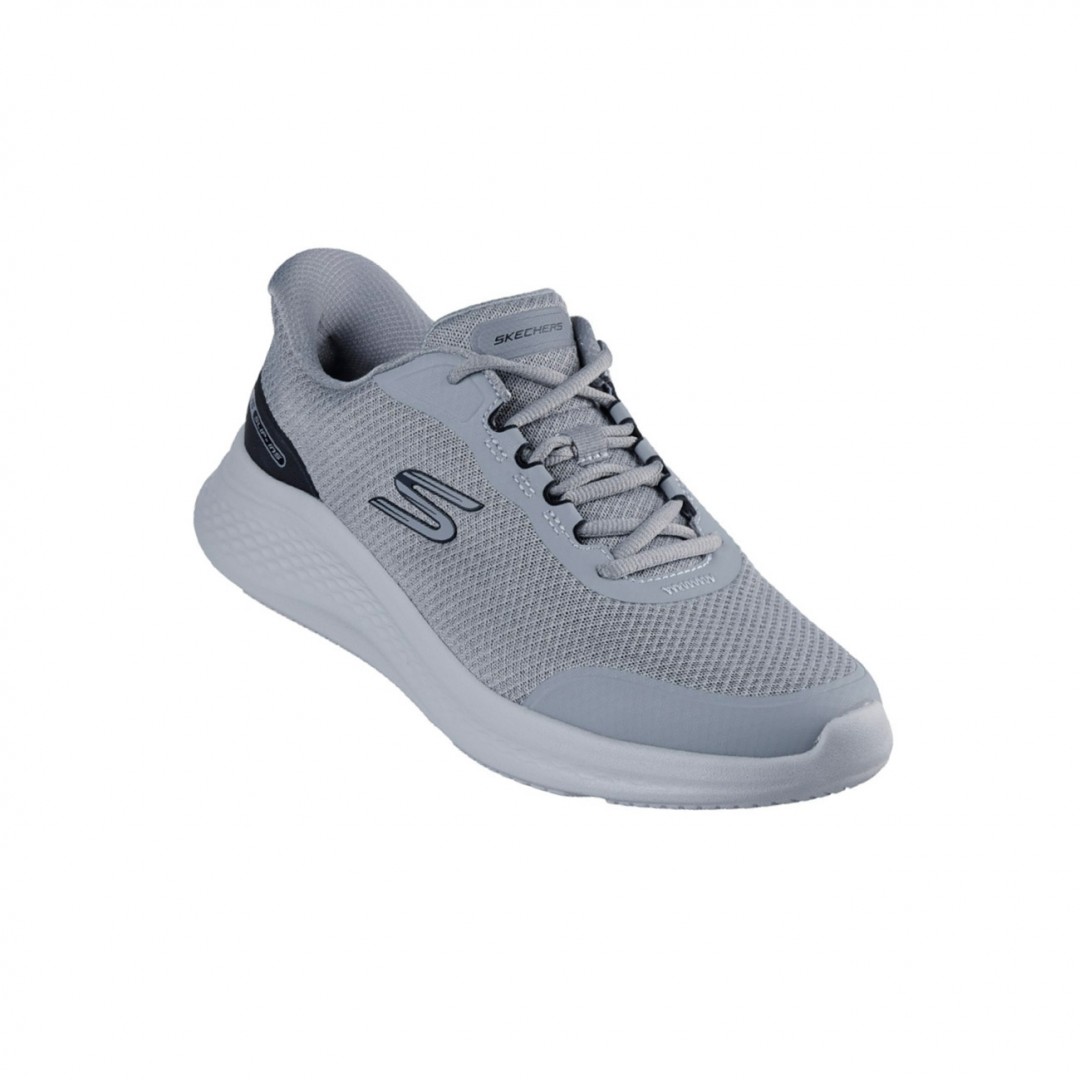 SKECHERS SLIP-INS MESH LACE UP SNEAKER WHOTMELT DETAILS 233183-GYBK Γκρί