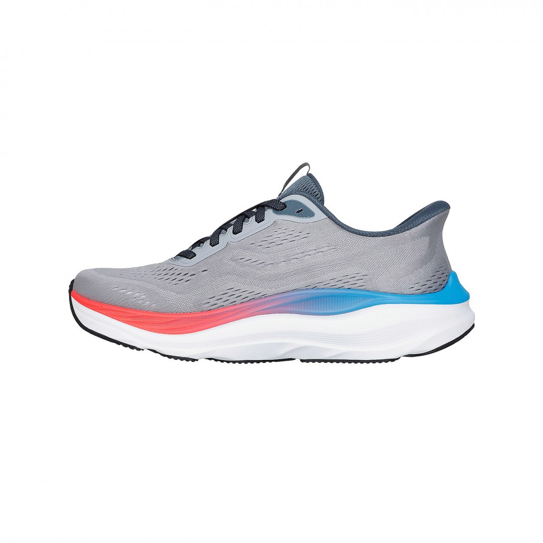SKECHERS SLIP-INS - ENGINEERED KNIT LACE UP 221000-GYMT Γκρί