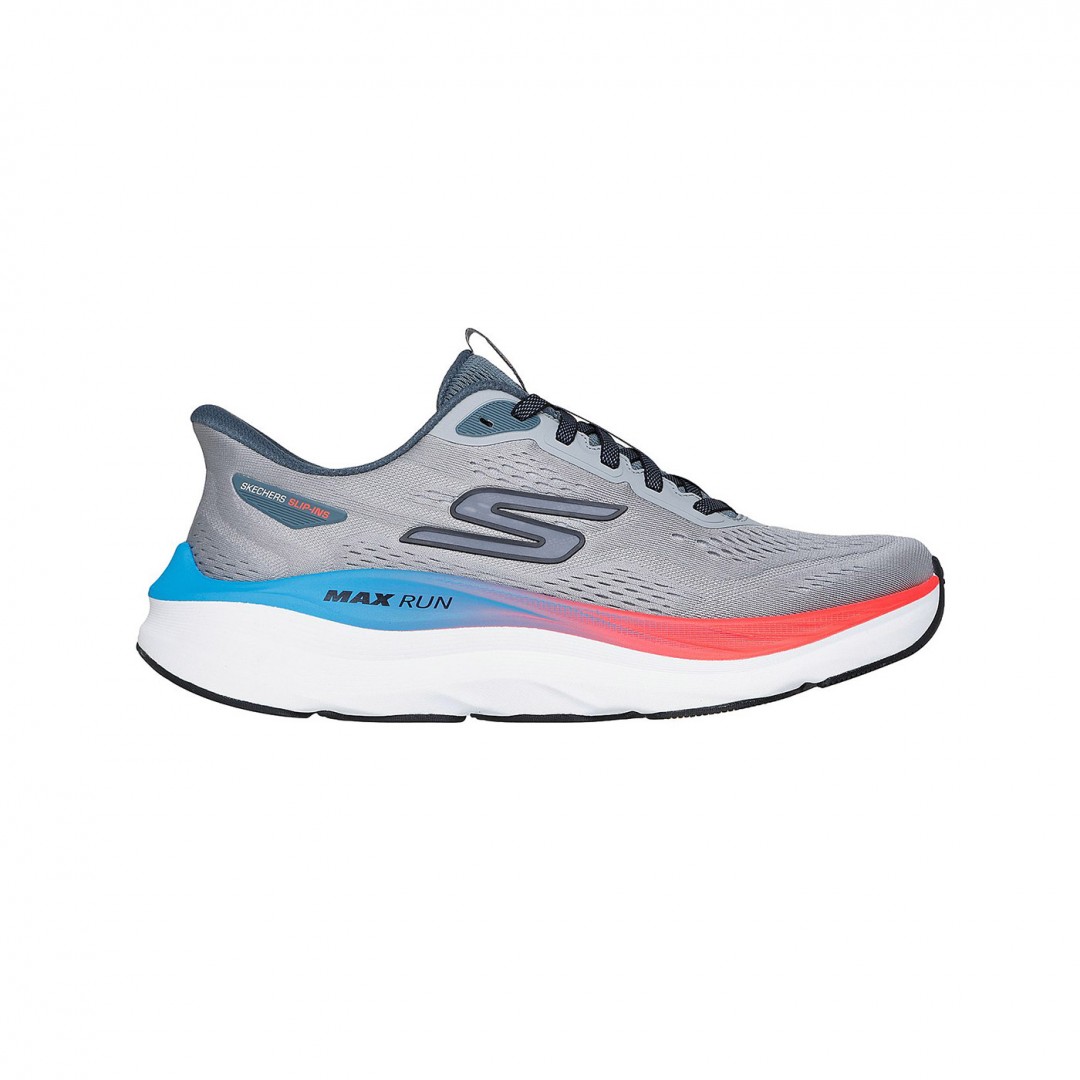 SKECHERS SLIP-INS - ENGINEERED KNIT LACE UP 221000-GYMT Γκρί