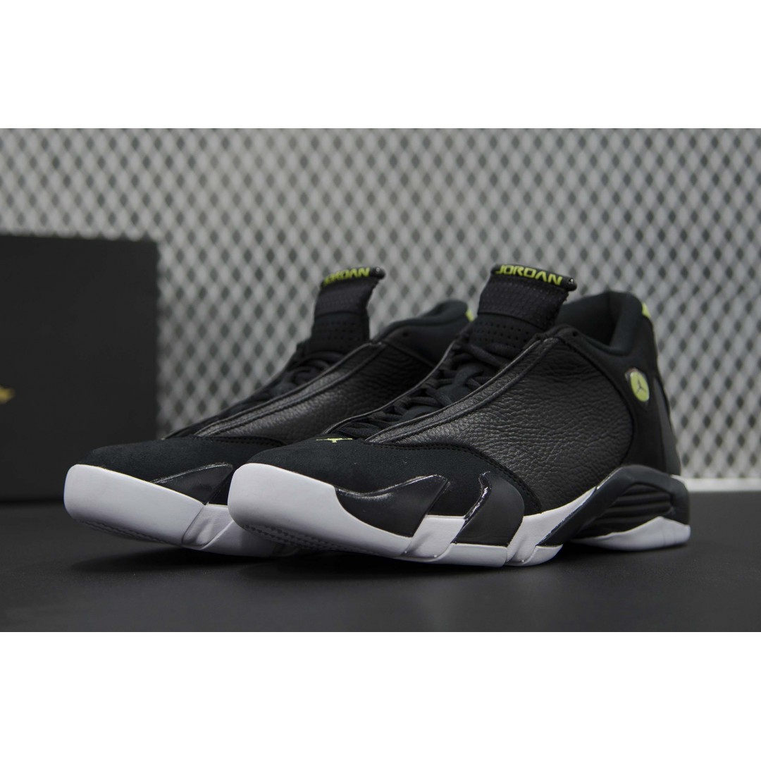 Air Jordan 14 Retro "Indiglo" 487471 Black