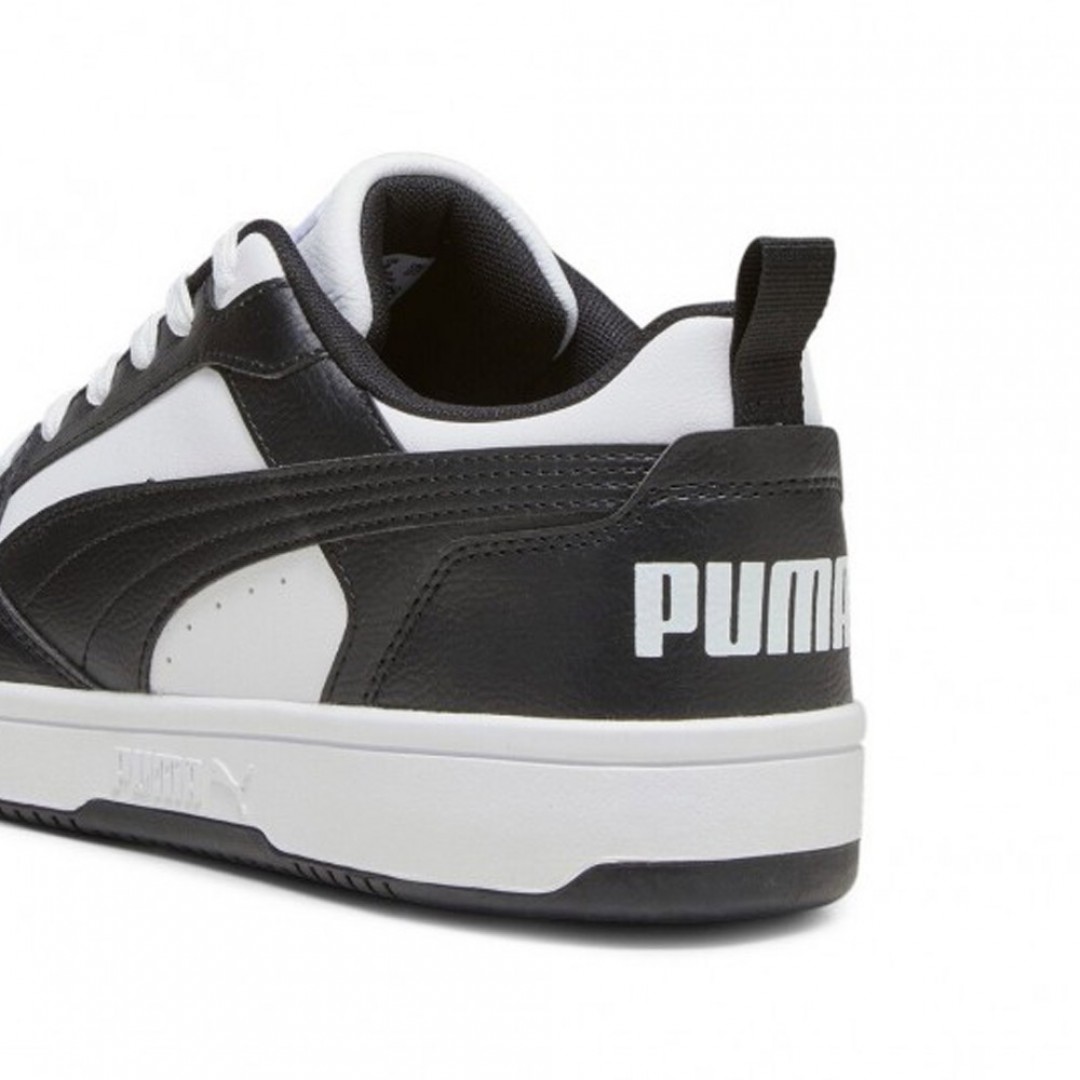 PUMA REBOUND V6 LOW 392328-01 Λευκό-Μαυρο
