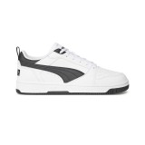 PUMA REBOUND V6 LOW 392328-02 Λευκό-Μαυρο Εικόνα 