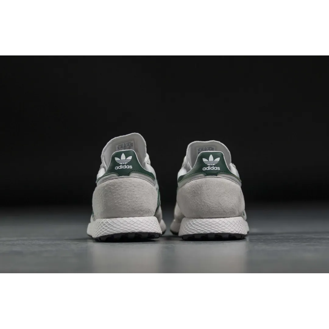 adidas gazelle silver green womens adidas Originals Forest Grove "Crystal White" | B41546