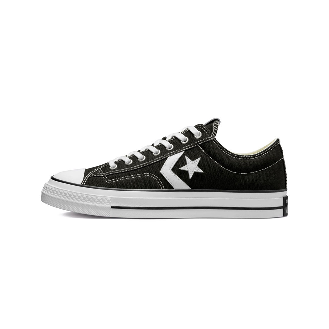CONVERSE STAR PLAYER 76 PREMIUM CANVAS A01607C Μαύρο