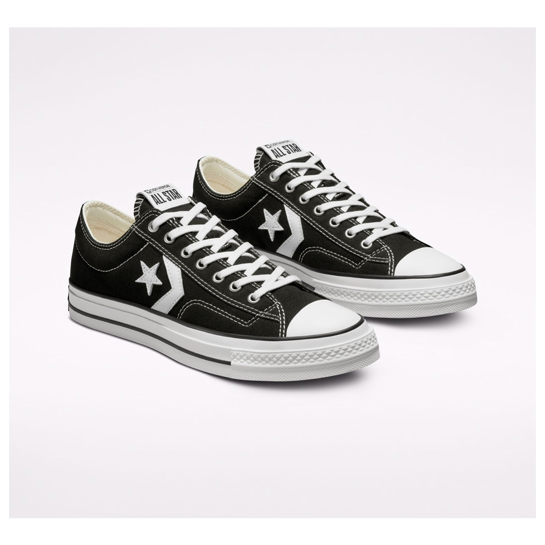 CONVERSE STAR PLAYER 76 PREMIUM CANVAS A01607C Μαύρο