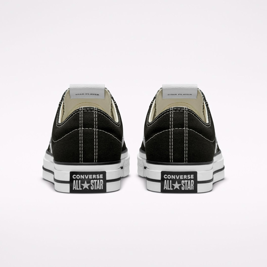 CONVERSE STAR PLAYER 76 PREMIUM CANVAS A01607C Μαύρο