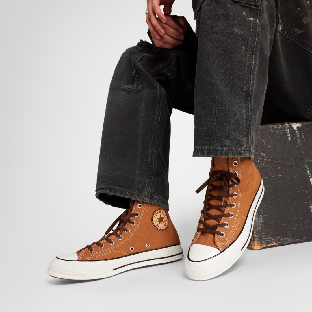 CONVERSE CHUCK 70 HOUNDSTOOTH LINING A13291C Brown
