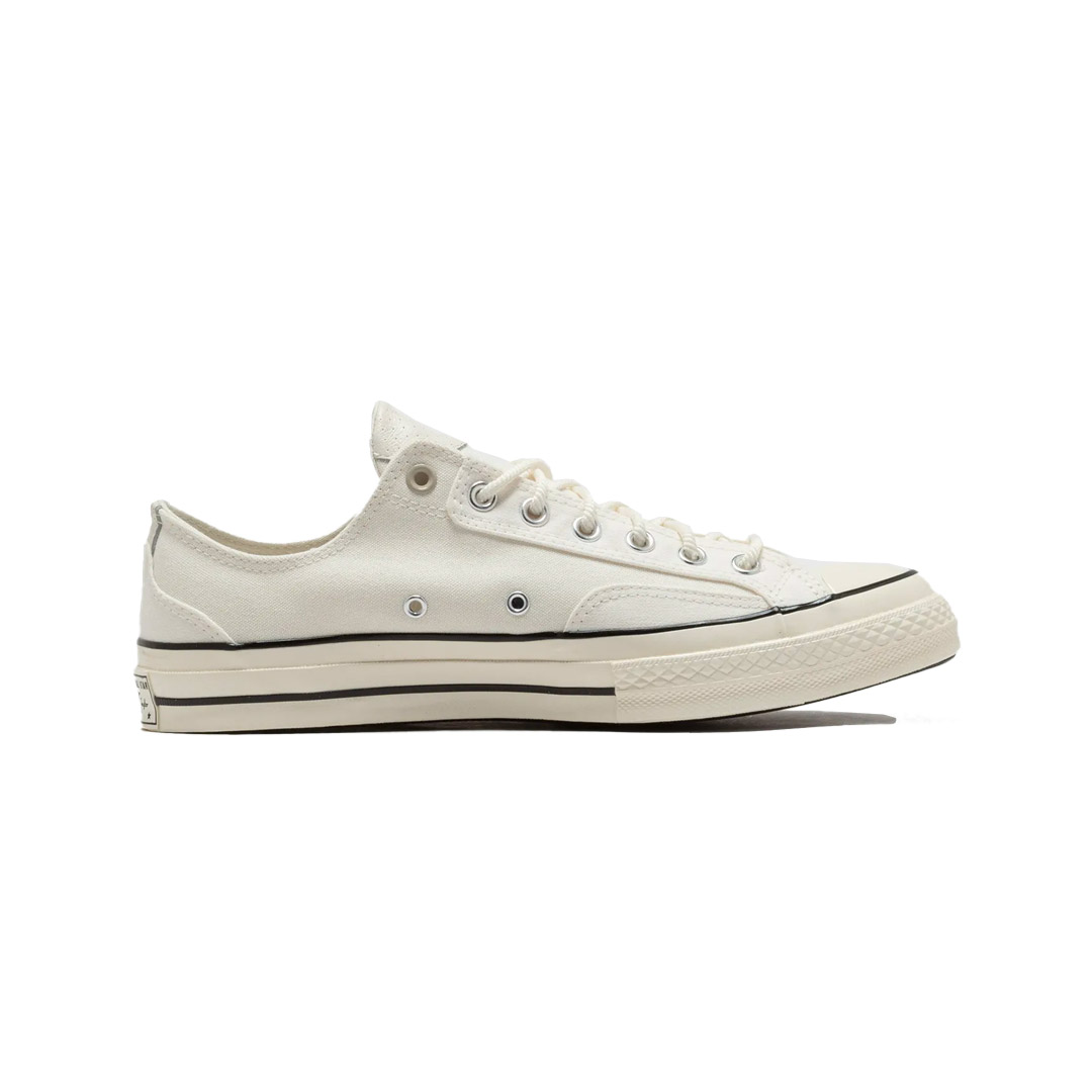 CONVERSE CHUCK 70 CANVAS & LEATHER A08762C Εκρού