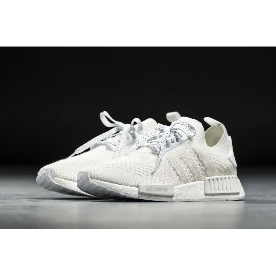 adidas gazelle silver green womens Shop White Mens adidas NMD R1 Lace Up Sneakers – Shoebacca main image 1