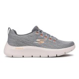 SKECHERS GO WALK FLEX 216481-CCNV Γκρί Εικόνα 
