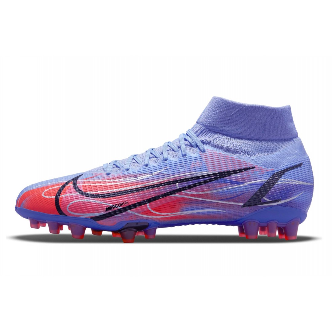 NIKE MERCURIAL SUPERFLY 8 PRO KM AG DJ3978-506 Purple