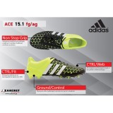 adidas Performance ACE 15.1 FG/AG B32857 Lime Image 4