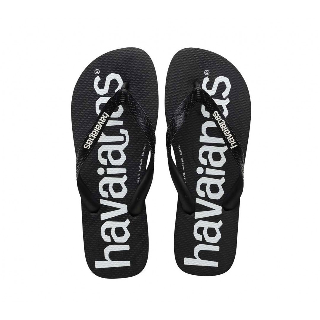 HAVAIANAS TOP LOGOMANIA 4144264-0090 Μαύρο