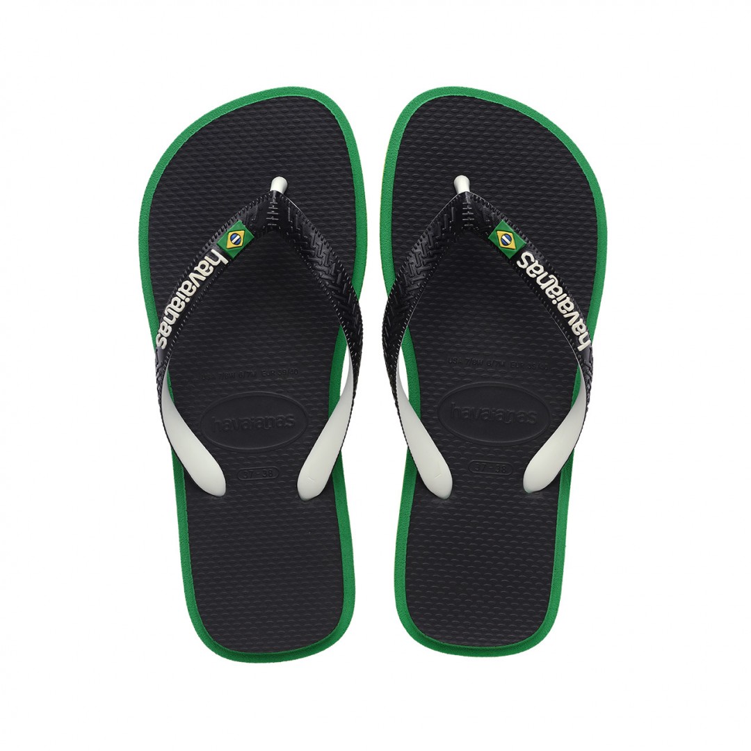 HAVAIANAS BRASIL TWIST 4149927-0090 Μαύρο