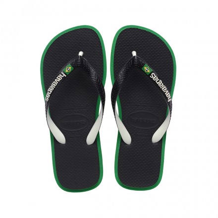 HAVAIANAS BRASIL TWIST 4149927-0090 Μαύρο