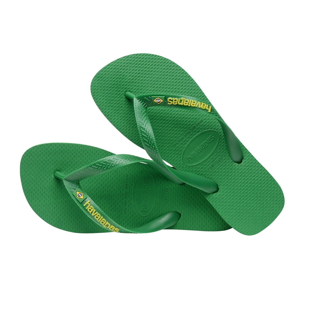 HAVAIANAS HAV.BRASIL LOGO NEON 4149370-6758 Πράσινο