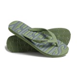 SUPERDRY D2 SDRY VINTAGE VEGAN FLIP FLOP MF310263A-1KM ΛΑΔΙ Εικόνα 
