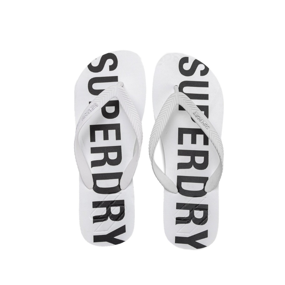 SUPERDRY SDCD CODE ESSENTIAL FLIP FLOP MF310186A-01C Λευκό