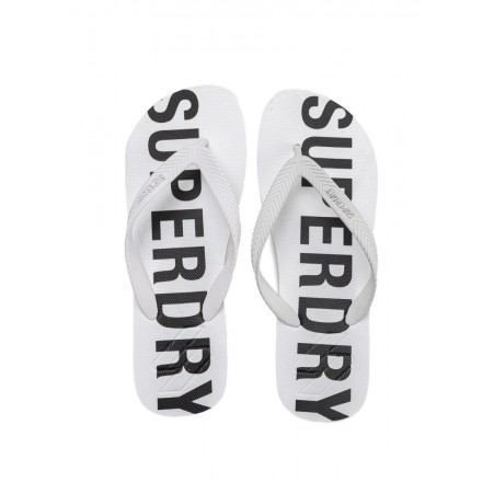 SUPERDRY SDCD CODE ESSENTIAL FLIP FLOP MF310186A-01C Λευκό