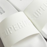 SUPERDRY CODE LOGO POOL SLIDERS MF310223A-44C Λευκό Εικόνα 1