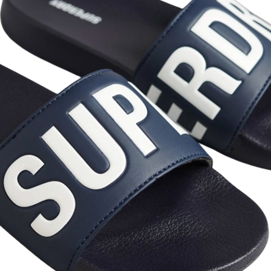 SUPERDRY D2 SDRY CORE VEGAN POOL SLIDE MF310256A-ECQ Blue