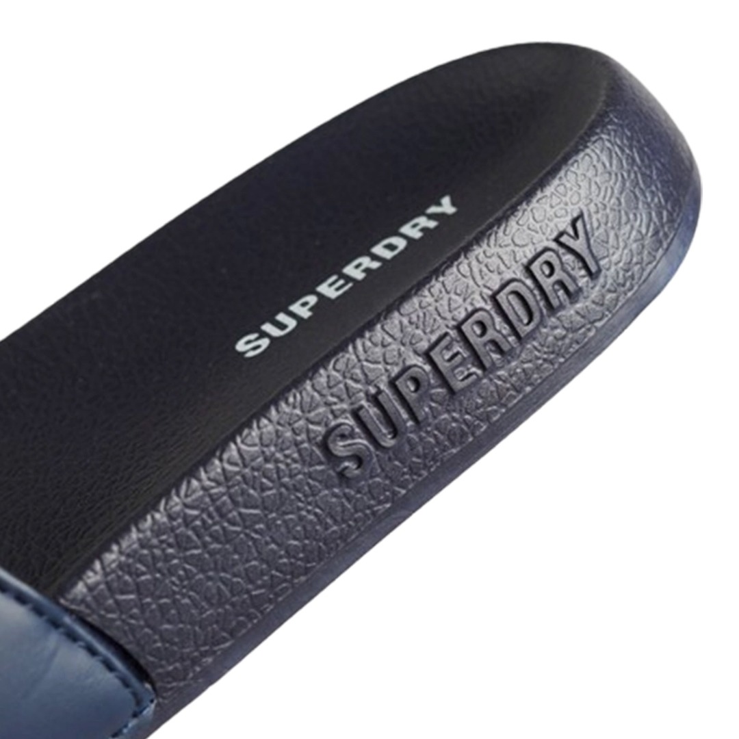 SUPERDRY D2 SDRY CORE VEGAN POOL SLIDE MF310256A-ECQ Blue