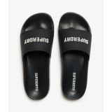 SUPERDRY LOGO POOL SLIDE MF310271A-AZD Μαύρο Εικόνα 0
