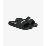 SUPERDRY LOGO POOL SLIDE MF310271A-AZD Μαύρο Εικόνα 1