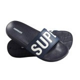 SUPERDRY D2 SDRY CORE VEGAN POOL SLIDE MF310256A-ECQ Blue Image 