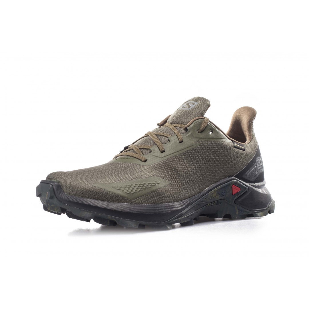 SALOMON ALPHACROSS BLAST GTX L411058-OLIVE Κhaki