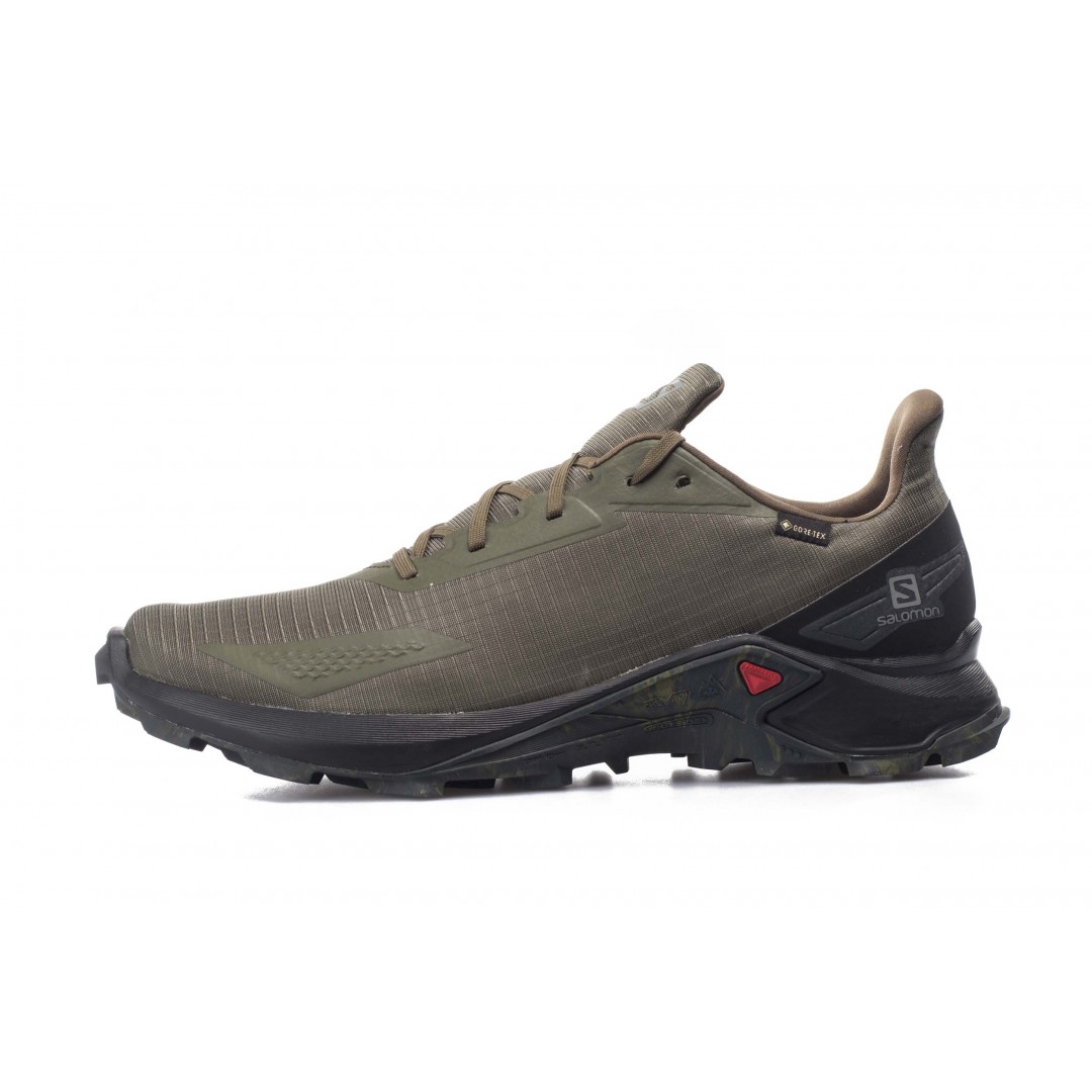 SALOMON ALPHACROSS BLAST GTX L411058-OLIVE Κhaki