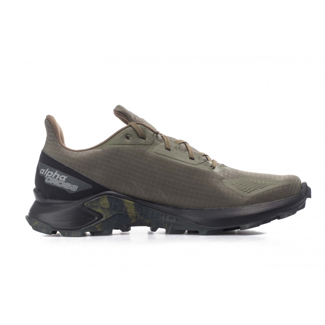 SALOMON ALPHACROSS BLAST GTX L411058-OLIVE Κhaki