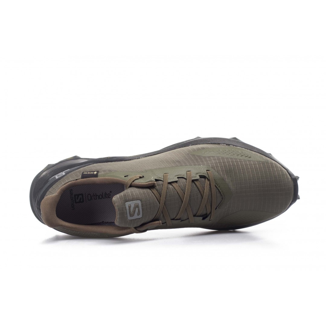 SALOMON ALPHACROSS BLAST GTX L411058-OLIVE Κhaki