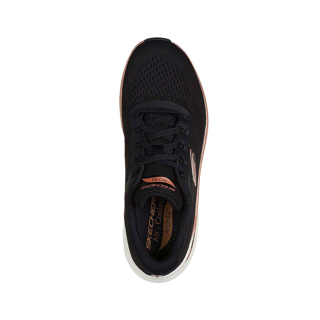 SKECHERS ARCH FIT ENGINEERED MESH LACE-UP W 150067-BKRG Black