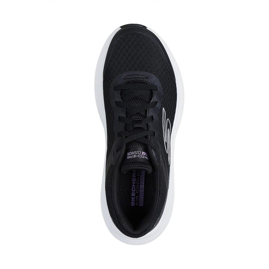 SKECHERS ENGINEERED MESH LACE UP W 129470-BKW Black