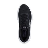 SKECHERS ENGINEERED MESH LACE UP W 129470-BKW Black Image 2