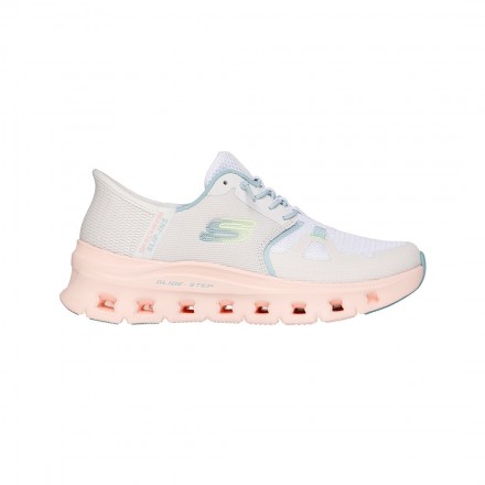 SKECHERS HOTMELT OVERLAY MESH BUNGEE SLIP-INS W 150420-MULT White