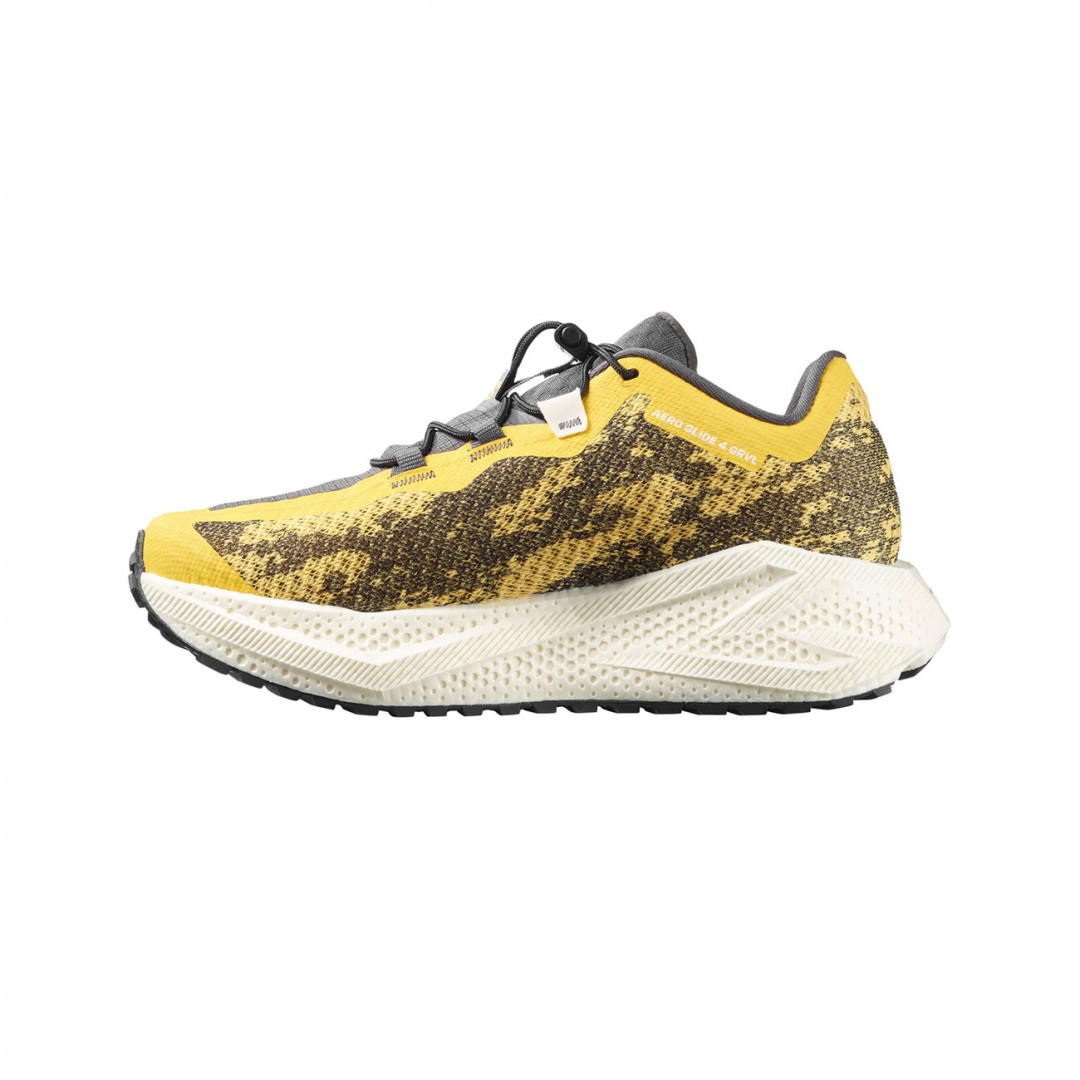 SALOMON GRAVEL RUNNING - AERO AERO GLIDE 4 L492138 Εκρού