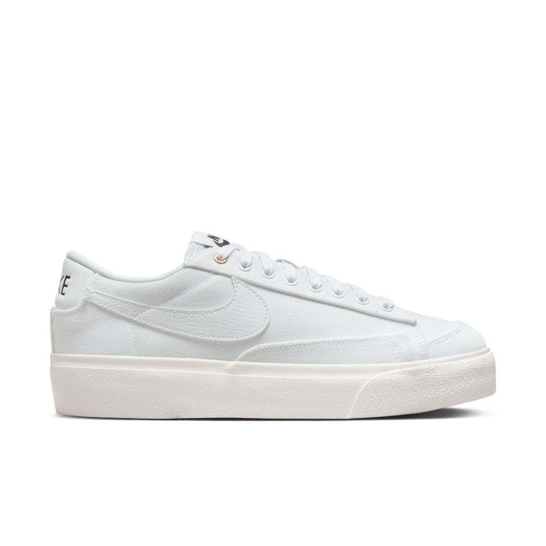 NIKE W BLAZER LOW PLATFORM CNVS DV7475-100 White