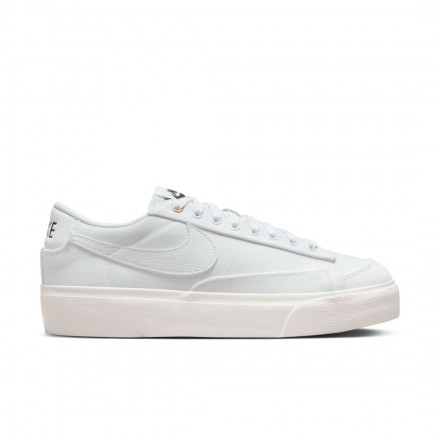 NIKE W BLAZER LOW PLATFORM CNVS DV7475-100 White