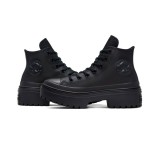 CONVERSE CHUCK TAYLOR ALL STAR HEEL LEATHER PLATFORM A10369C Μαύρο Εικόνα 3