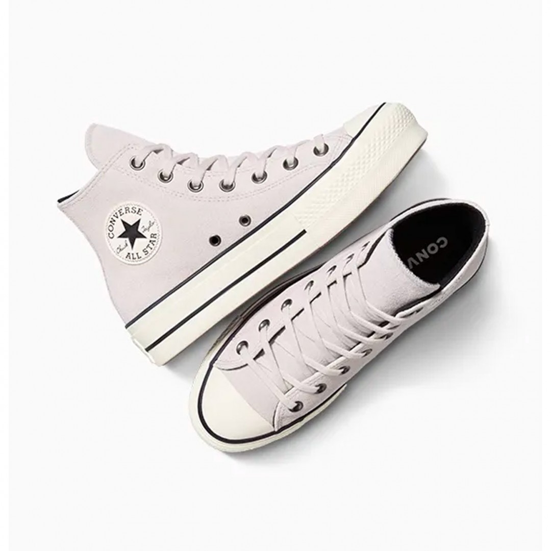 CONVERSE CHUCK TAYLOR ALL STAR PLATFORM COLORFUL SUEDE A14516C Εκρού