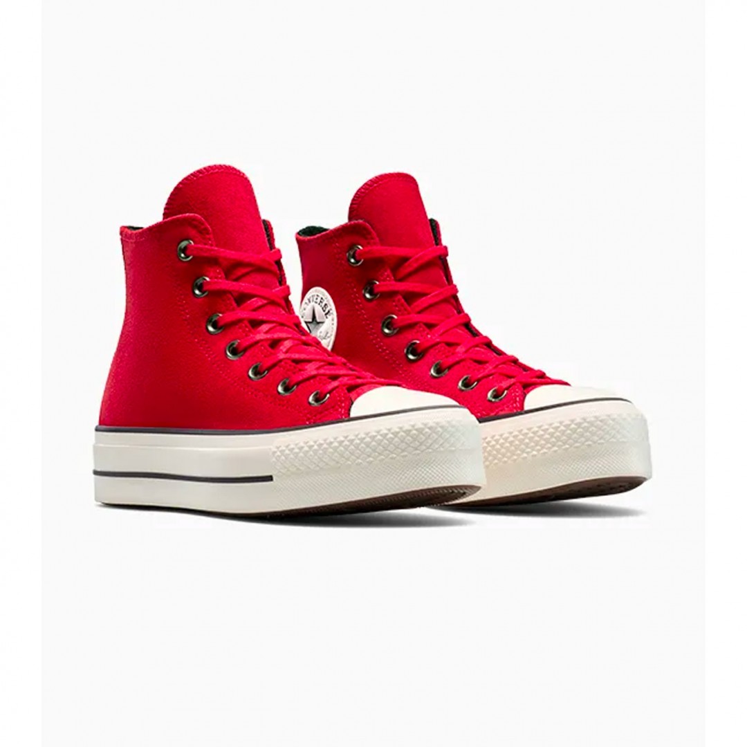 CONVERSE CHUCK TAYLOR ALL STAR PLATFORM COLORFUL SUEDE A14515C Κόκκινο