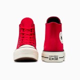 CONVERSE CHUCK TAYLOR ALL STAR PLATFORM COLORFUL SUEDE A14515C Κόκκινο Εικόνα 3