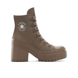 CONVERSE CHUCK 70 DE LUXE HEEL PLATFORM LEATHER A13064C Brown Image 